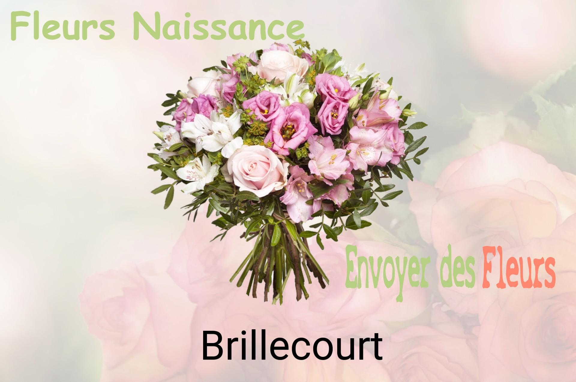 Bouquet de fleurs de naissance livré à Brillecourt